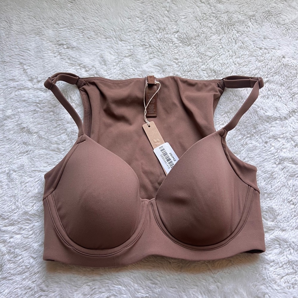 SKIMS Fits Everybody Full Coverage Back Smoother Bra Jasper 32C FL-TSH-10131W